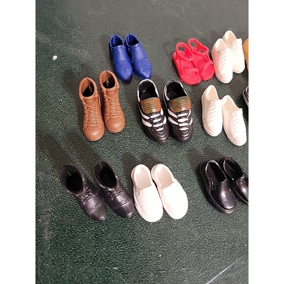 Huge lot Ken Fashion Dolls replacement shoes Boots tennis mixed 25 pair - Picture 2 of 11